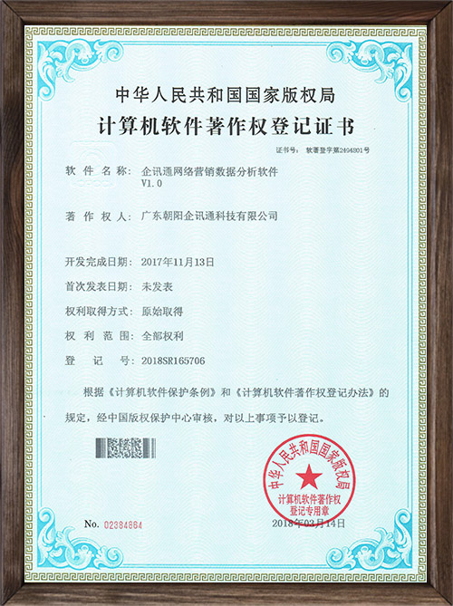 企讯通网络营销数据分...